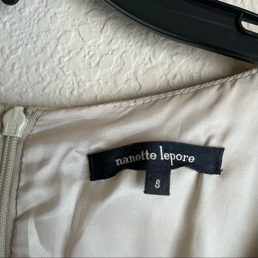 Nanette Lepore Dress size 8 all leather - Picture 6 of 8